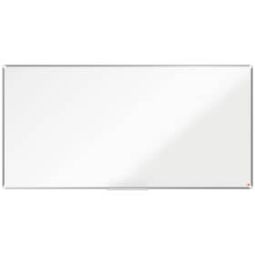 Nobo Whiteboard Emaille Premium Plus 200 x 100 cm magnetisch mit Alurahmen, inkl. Montagematerial und Stiftablage