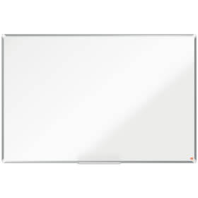Nobo Whiteboard Stahl Premium Plus 150 x 100 cm magnetisch mit Alurahmen, inkl. Montagematerial und Stiftablage