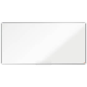 Nobo Whiteboard Stahl Premium Plus 180 x 90 cm magnetisch mit Alurahmen, inkl. Montagematerial und Stiftablage