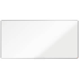 Nobo Whiteboard Stahl Premium Plus 240 x 120 cm magnetisch mit Alurahmen, inkl. Montagematerial und Stiftablage