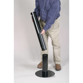 Rubbermaid Sicherheits-Standascher Smokers Pole Standaschenbecher mit Ausdrckzone