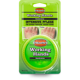 O'Keeffe's Working Hands Hautschutzcreme speziell fr Handwerker mit rauen und rissigen Hnden