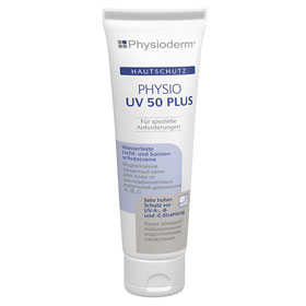 Physioderm Hautschutz Physio UV 50 Plus UV - Hautschutzcreme mit LSF 50
