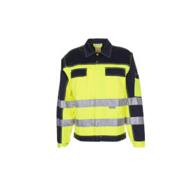 Warnschutzkleidung Warnschutzjacken PLANAM Warnschutz - Bundjacke, gelb - marine