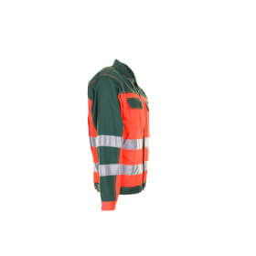 Warnschutzkleidung Warnschutzjacken PLANAM Warnschutz-Bundjacke, orange-grn