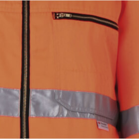 Warnschutzkleidung Warnschutzoveralls PLANAM Warnschutz-Overall Ralleykombi, orange