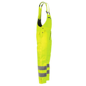 Warnschutzkleidung Warnschutzhosen PLANAM Warnschutz-Latzhose, gelb,