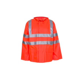 Warnschutzkleidung Warnschutzjacken PLANAM Warnschutz - Regenjacke, orange