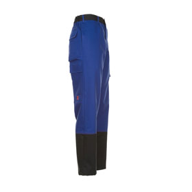 Planam Weld Shield Arbeitshose 5521 blau schwarz antistatische Kleidung mit Schweierschutz