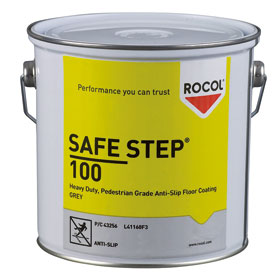 Rocol Safe Step 100 Antirutschbeschichtung Rutschhemmung R13, Einkomponenten, fr Bereiche mit starkem Fugngerverkehr