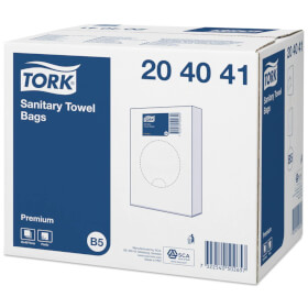 Tork 204041 Hygienebeutel Premium in praktischer Spenderbox fr Spendersystem B5