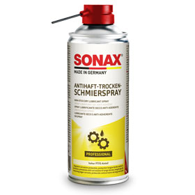 SONAX 04863000 Antihaft - TrockenSchmierSpray vollsynthetischer und fettfreier Trockenschmierstoff auf PTFE - Basis