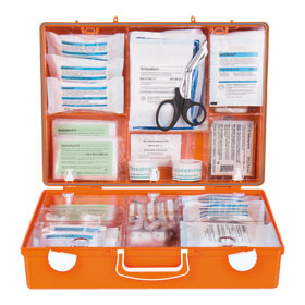Erste - Hilfe - Koffer SÖHNGEN MT - CD, orange, Füllung nach DIN 13169, 