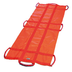 Söhngen Rettungstuch DIN 13040 orange Tragegriffe mit Kunststoffschlauch, reißfest und schmutzabweisend