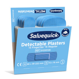 Pflaster Spender Nachfllsets Salvequick Pflasterstrips detectable Fingerspitzen - / Normalpflaster