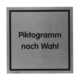 Tello Piktogramm quadratisch mit Text oder Piktogramm nach Wahl