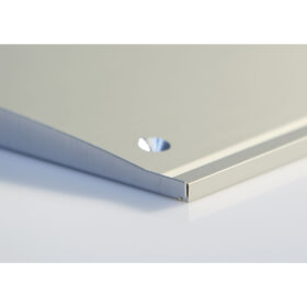LINEA I Türschilder  Rahmen: matt-silbernes Aluminium,
