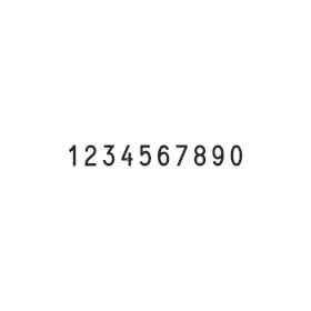 Classic 15310 Ziffernbnderstempel mit 10 Bndern, 3 mm Schrift