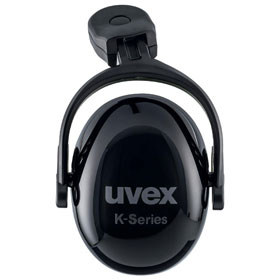 uvex Helmkapselgehrschutz pheos K1P 2600216 zur Anbringung an Schutzhelm mit Bajonett - Ausfhrung