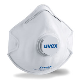 uvex Atemschutzmaske silv - Air c 2110 FFP1 Einwegmaske mit Ausatemventil Schutzstufe FFP1 D