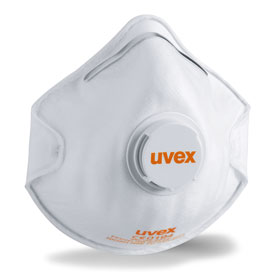 uvex Atemschutzmaske silv - Air c 2210 FFP2 Einwegmaske mit Ausatemventil Schutzstufe FFP2 D