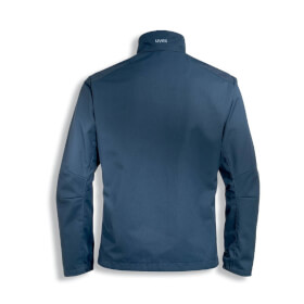 uvex suxxeed Herrenjacke basic blau sportliche Arbeitsjacke mit Reiverschluss und Stehkragen