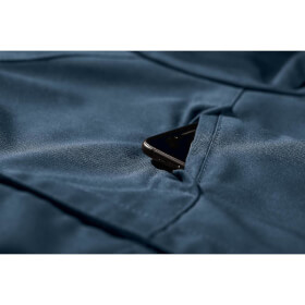 uvex suxxeed Damenjacke basic blau sportliche Damen Arbeitsjacke mit Reiverschluss und Stehkragen