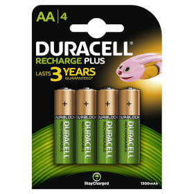 Duracell Recharge Plus Akku AA (HR06) 1.300 mAh