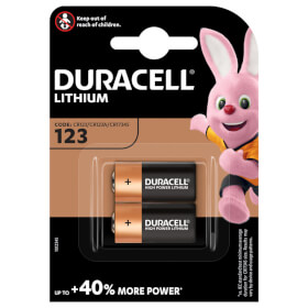 Duracell Ultra Lithium Fotobatterie 123 (DL123A / EL123A / CR123A / CR17345) Fotobatterie B2