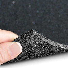 Antivibrationsmatte für Trocken- und Feuchträume absorbierende Gummimatte aus 100% Recycling-Gummigranulat