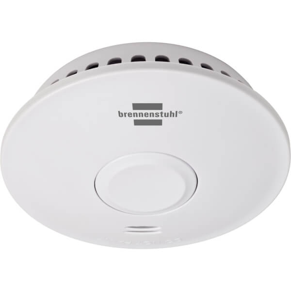 brennenstuhl Funk - Rauchwarnmelder RM L 3101 mit Testknopf zur Funktionsprüfung