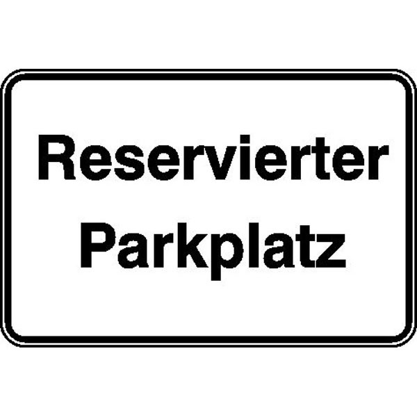 Parkplatzkennzeichnung / Hinweisschild Reservierter Parkplatz direkt beim  Hersteller kaufen
