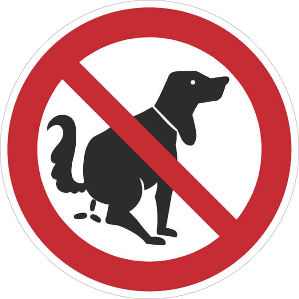 Verbotsschild Hier kein Hundeklo direkt beim Hersteller kaufen