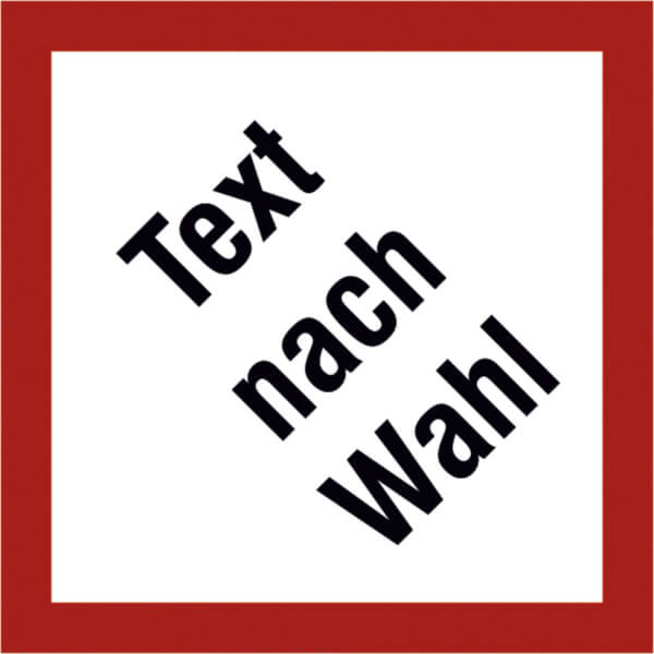 Protect - widerstandsfähige Kennzeichnung GHS - Symbole, Individuell