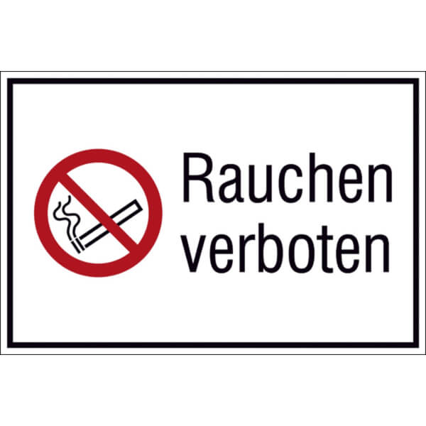 Rauchverbotsschilder Online Shop | Rauchen verboten Schilder