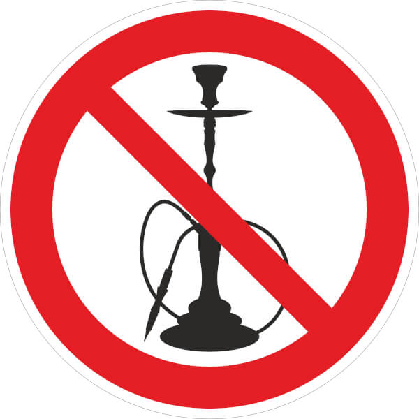 Verbotsschild Shisha rauchen verboten direkt beim Hersteller kaufen