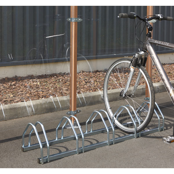 Fahrradständer zweiseitige Radeinstellung 5 Einstellplätze