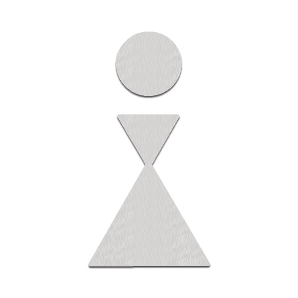 Piktogramme Aus Edelstahl Symbol Dame Selbstklebend Kaufen